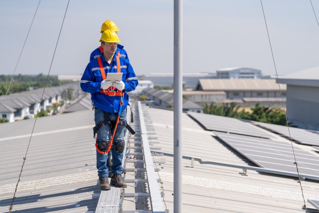 Commercial roof inspection in Newark NJ